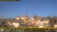 Archiv Foto Webcam Arzberg und die Maria Magdalena Kirche (Fichtelgebirge) 09:00