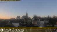 Archived image Webcam Arzberg and the Maria Magdalena Church (Fichtelgebirge) 15:00