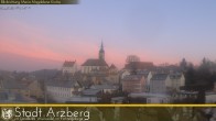 Archiv Foto Webcam Arzberg und die Maria Magdalena Kirche (Fichtelgebirge) 06:00