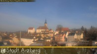 Archiv Foto Webcam Arzberg und die Maria Magdalena Kirche (Fichtelgebirge) 07:00