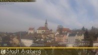 Archiv Foto Webcam Arzberg und die Maria Magdalena Kirche (Fichtelgebirge) 09:00