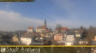 Archiv Foto Webcam Arzberg und die Maria Magdalena Kirche (Fichtelgebirge) 13:00