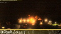 Archiv Foto Webcam Arzberg und die Maria Magdalena Kirche (Fichtelgebirge) 23:00