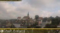 Archiv Foto Webcam Arzberg und die Maria Magdalena Kirche (Fichtelgebirge) 07:00