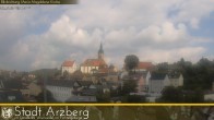Archiv Foto Webcam Arzberg und die Maria Magdalena Kirche (Fichtelgebirge) 09:00