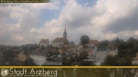 Archiv Foto Webcam Arzberg und die Maria Magdalena Kirche (Fichtelgebirge) 13:00