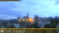 Archiv Foto Webcam Arzberg und die Maria Magdalena Kirche (Fichtelgebirge) 03:00