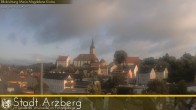 Archiv Foto Webcam Arzberg und die Maria Magdalena Kirche (Fichtelgebirge) 06:00