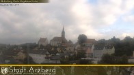 Archiv Foto Webcam Arzberg und die Maria Magdalena Kirche (Fichtelgebirge) 07:00