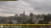Archiv Foto Webcam Arzberg und die Maria Magdalena Kirche (Fichtelgebirge) 11:00