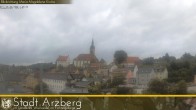 Archiv Foto Webcam Arzberg und die Maria Magdalena Kirche (Fichtelgebirge) 07:00
