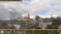 Archiv Foto Webcam Arzberg und die Maria Magdalena Kirche (Fichtelgebirge) 11:00