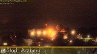 Archiv Foto Webcam Arzberg und die Maria Magdalena Kirche (Fichtelgebirge) 23:00