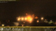 Archiv Foto Webcam Arzberg und die Maria Magdalena Kirche (Fichtelgebirge) 01:00