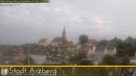 Archiv Foto Webcam Arzberg und die Maria Magdalena Kirche (Fichtelgebirge) 06:00