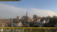 Archiv Foto Webcam Arzberg und die Maria Magdalena Kirche (Fichtelgebirge) 05:00