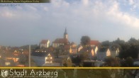 Archiv Foto Webcam Arzberg und die Maria Magdalena Kirche (Fichtelgebirge) 06:00
