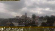 Archiv Foto Webcam Arzberg und die Maria Magdalena Kirche (Fichtelgebirge) 09:00