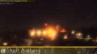 Archiv Foto Webcam Arzberg und die Maria Magdalena Kirche (Fichtelgebirge) 01:00
