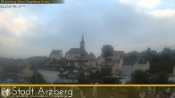 Archiv Foto Webcam Arzberg und die Maria Magdalena Kirche (Fichtelgebirge) 06:00