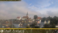 Archiv Foto Webcam Arzberg und die Maria Magdalena Kirche (Fichtelgebirge) 07:00