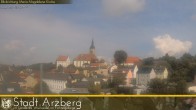 Archiv Foto Webcam Arzberg und die Maria Magdalena Kirche (Fichtelgebirge) 09:00