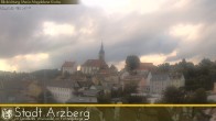 Archiv Foto Webcam Arzberg und die Maria Magdalena Kirche (Fichtelgebirge) 17:00