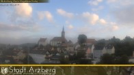 Archiv Foto Webcam Arzberg und die Maria Magdalena Kirche (Fichtelgebirge) 05:00