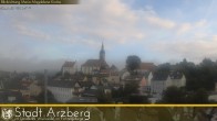 Archiv Foto Webcam Arzberg und die Maria Magdalena Kirche (Fichtelgebirge) 06:00