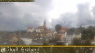 Archiv Foto Webcam Arzberg und die Maria Magdalena Kirche (Fichtelgebirge) 17:00