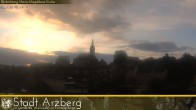 Archiv Foto Webcam Arzberg und die Maria Magdalena Kirche (Fichtelgebirge) 19:00