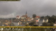 Archiv Foto Webcam Arzberg und die Maria Magdalena Kirche (Fichtelgebirge) 07:00