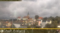 Archiv Foto Webcam Arzberg und die Maria Magdalena Kirche (Fichtelgebirge) 09:00
