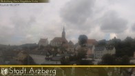 Archiv Foto Webcam Arzberg und die Maria Magdalena Kirche (Fichtelgebirge) 11:00