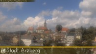 Archiv Foto Webcam Arzberg und die Maria Magdalena Kirche (Fichtelgebirge) 13:00