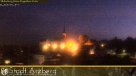 Archiv Foto Webcam Arzberg und die Maria Magdalena Kirche (Fichtelgebirge) 03:00