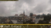 Archiv Foto Webcam Arzberg und die Maria Magdalena Kirche (Fichtelgebirge) 09:00