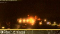 Archiv Foto Webcam Arzberg und die Maria Magdalena Kirche (Fichtelgebirge) 23:00