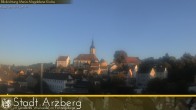Archiv Foto Webcam Arzberg und die Maria Magdalena Kirche (Fichtelgebirge) 06:00