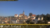 Archiv Foto Webcam Arzberg und die Maria Magdalena Kirche (Fichtelgebirge) 07:00