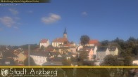 Archiv Foto Webcam Arzberg und die Maria Magdalena Kirche (Fichtelgebirge) 09:00