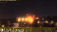Archiv Foto Webcam Arzberg und die Maria Magdalena Kirche (Fichtelgebirge) 23:00