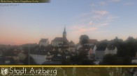 Archiv Foto Webcam Arzberg und die Maria Magdalena Kirche (Fichtelgebirge) 03:00