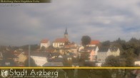 Archiv Foto Webcam Arzberg und die Maria Magdalena Kirche (Fichtelgebirge) 07:00