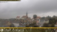 Archiv Foto Webcam Arzberg und die Maria Magdalena Kirche (Fichtelgebirge) 08:00