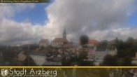 Archiv Foto Webcam Arzberg und die Maria Magdalena Kirche (Fichtelgebirge) 13:00