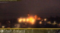 Archiv Foto Webcam Arzberg und die Maria Magdalena Kirche (Fichtelgebirge) 01:00