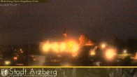 Archiv Foto Webcam Arzberg und die Maria Magdalena Kirche (Fichtelgebirge) 05:00