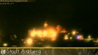 Archiv Foto Webcam Arzberg und die Maria Magdalena Kirche (Fichtelgebirge) 19:00