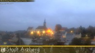 Archiv Foto Webcam Arzberg und die Maria Magdalena Kirche (Fichtelgebirge) 06:00